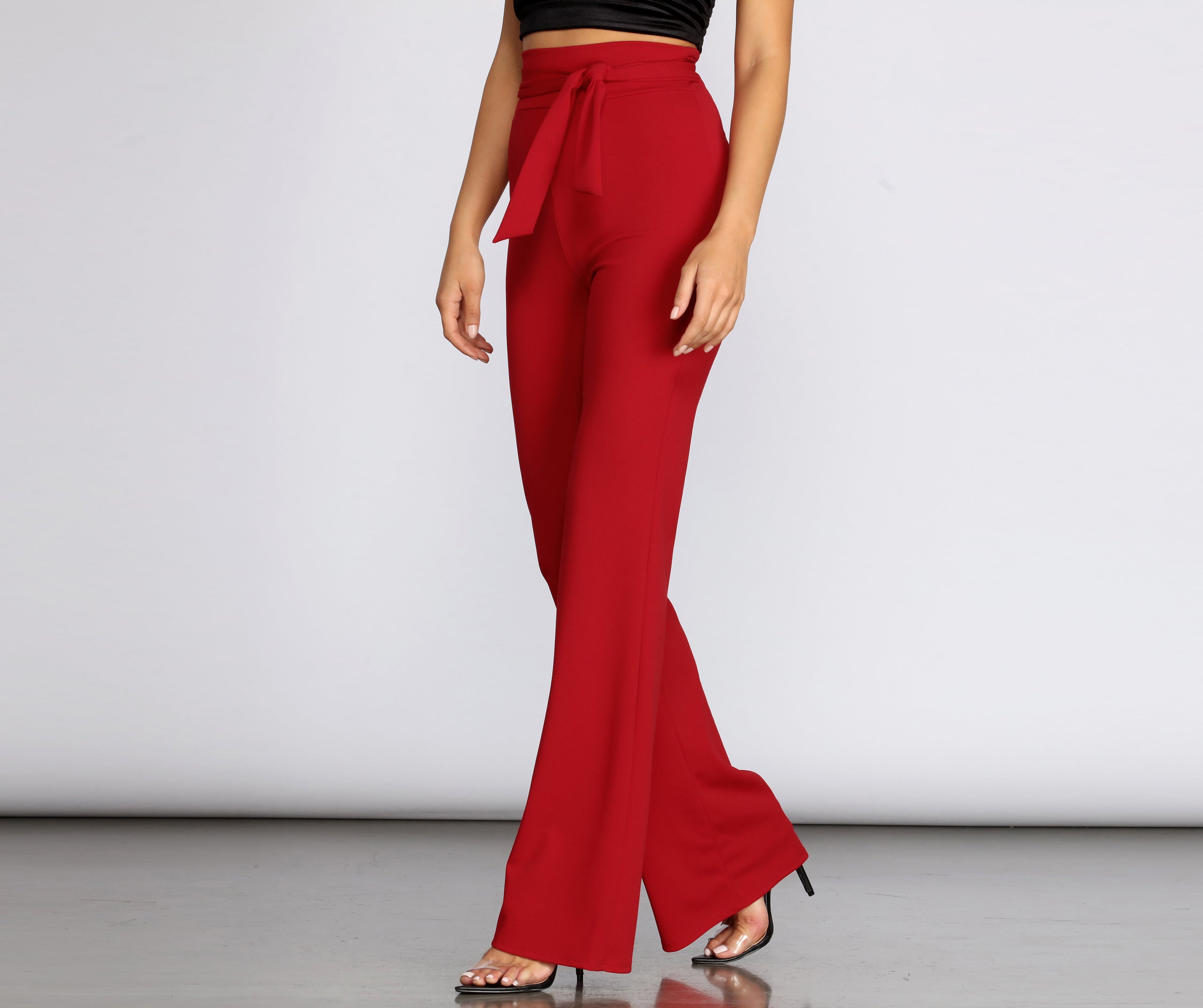 Dress To Impress Tie Waist Pants