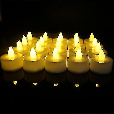 24 Flameless Led Candle Lights， Battery-powered Flameless Candles