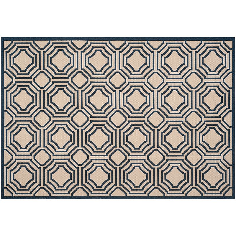 Safavieh Courtyard Geo Indoor Outdoor Rug