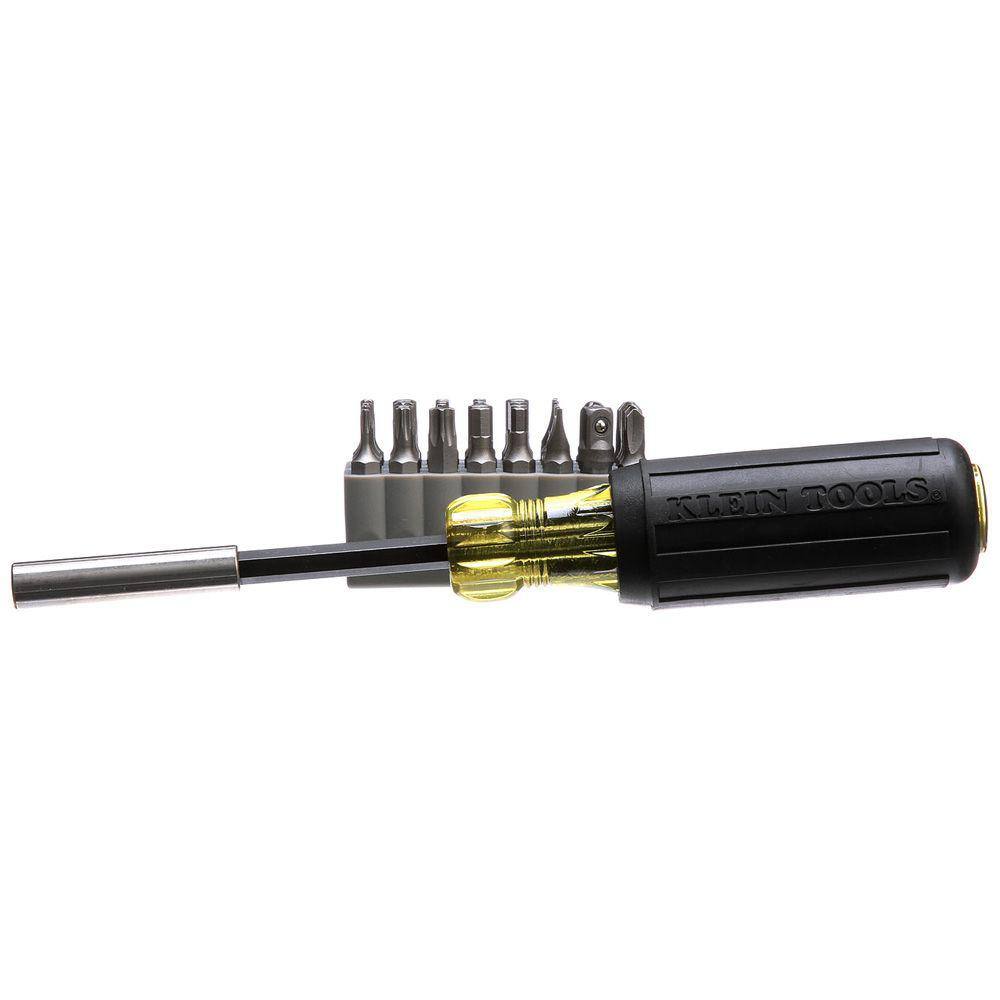 Klein Tools Magnetic Screwdriver with 32 Tamperproof Bits 32510