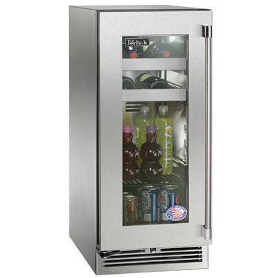 Perlick HP15BO 15 Outdoor Beverage Center With Different Door Options