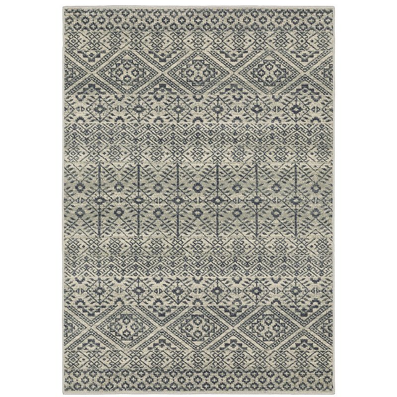 StyleHaven Bassel Tribal Geometric Area Rug