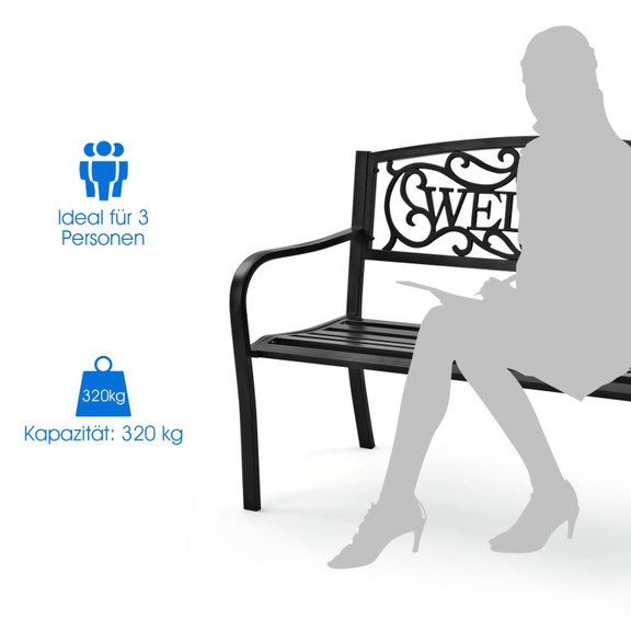 Costway 24365971 Outdoor Furniture Steel Frame Por...
