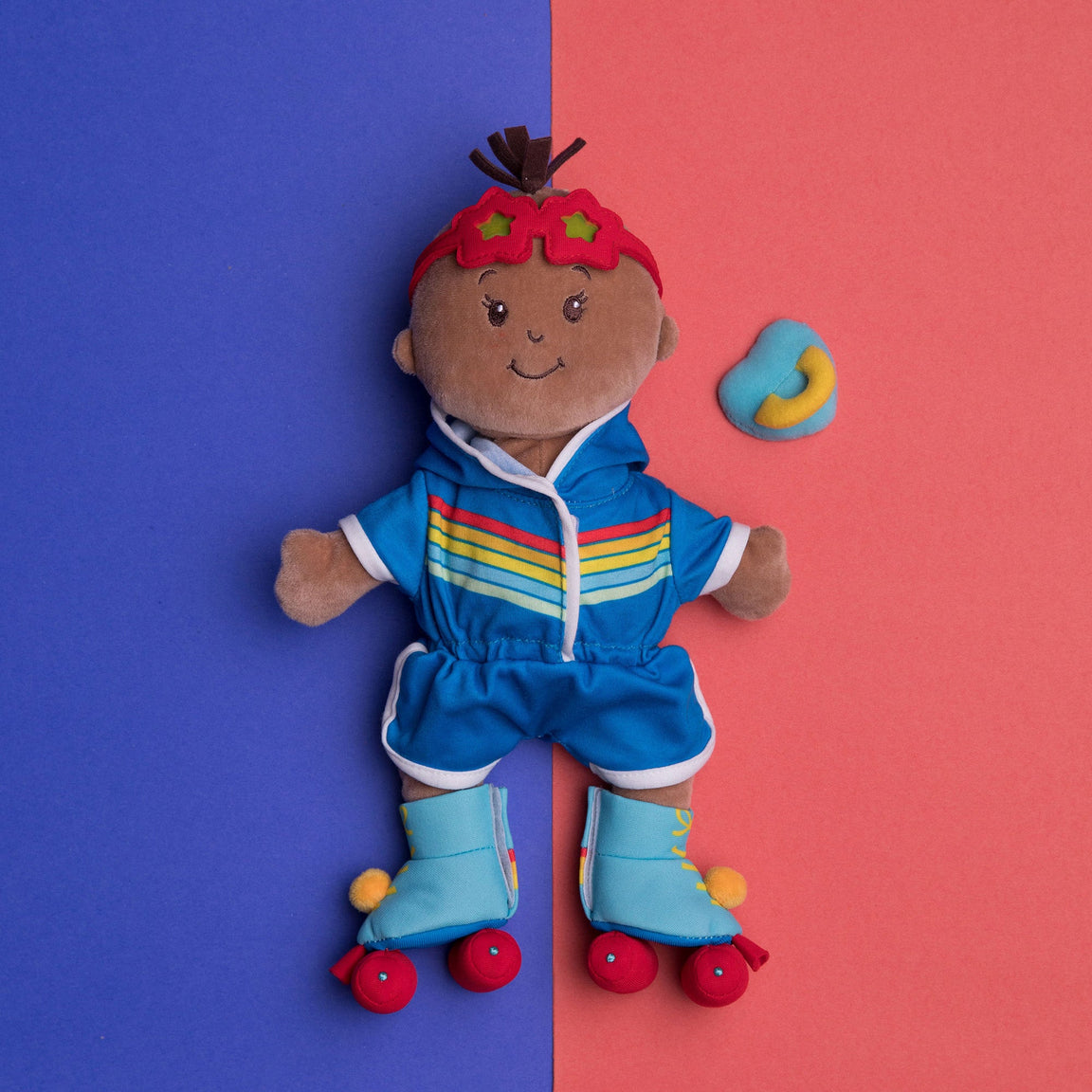 Wee Baby Stella Doll - Rainbow Roller by Manhattan Toy