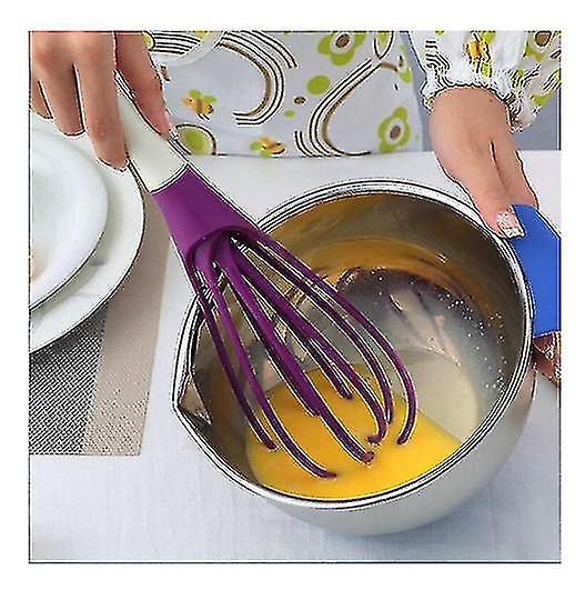 Miman Rotary Manual Egg Beater Frother Mixer Whisk Kitchen Tool Multifunctional Egg Beaters 1pcs Yellow