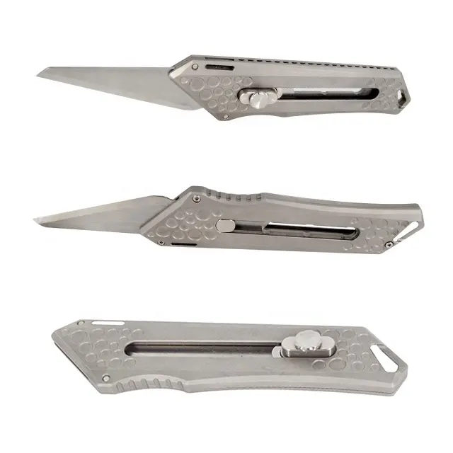 Outdoor Multi Tools Titanium Pocket Folding Knife With KeyChain Survival EDC Knives