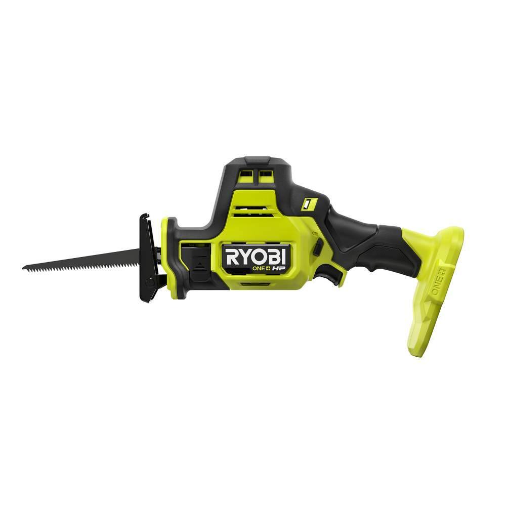 RYOBI ONE+ 18V Lithium-Ion 2.0 Ah 4.0 Ah and 6.0 Ah HIGH PERFORMANCE Batteries and Charger Kit w HP Brushless Recip Saw PSK007-PSBRS01B