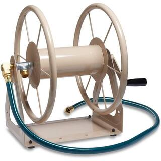 Multi-Purpose Steel Garden Wall MountFloor Mount Hose Reel Plus Tank Valve B0BJKLGCJR