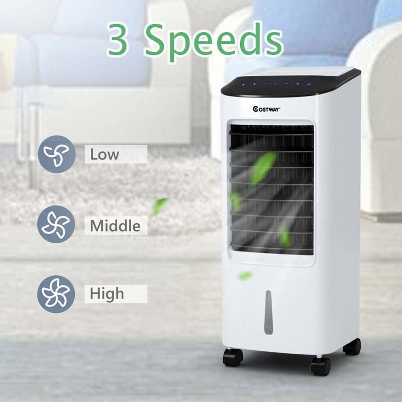 Canada Only - Evaporative Portable Air Cooler Fan Humidifier with Remote Control