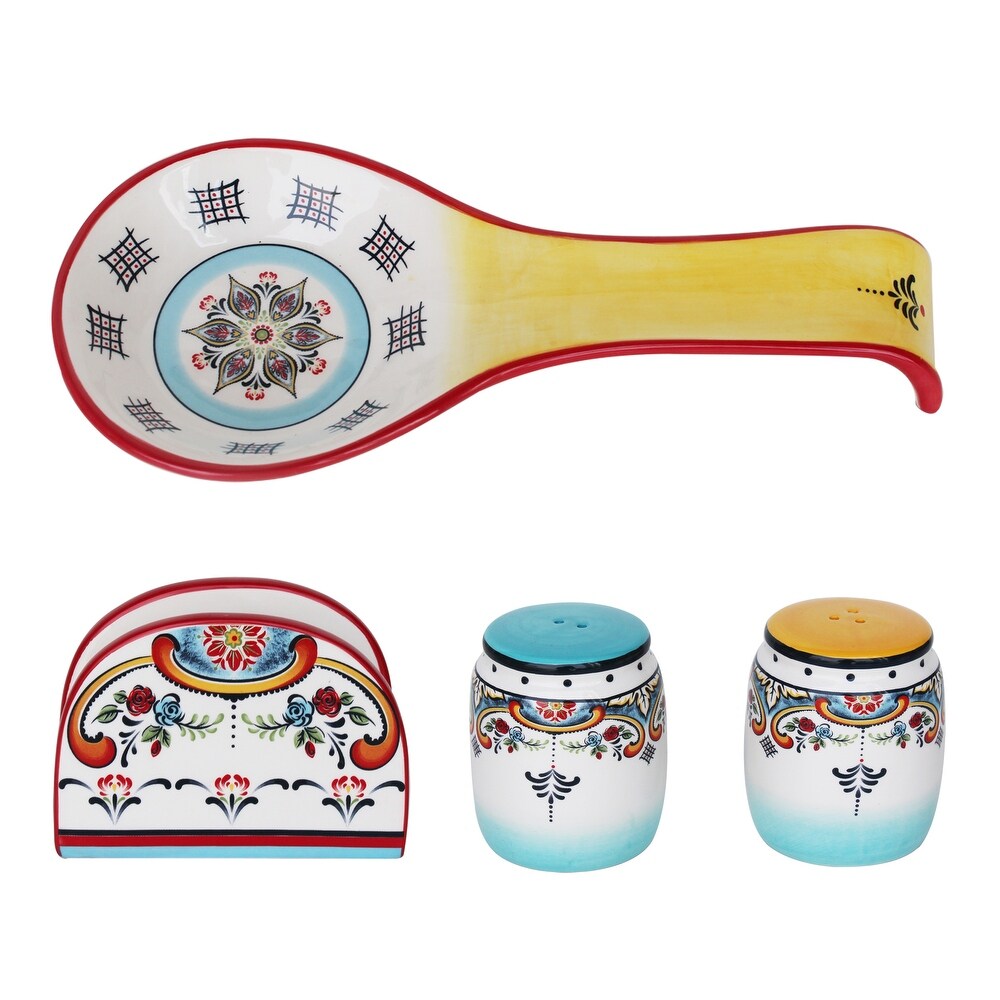 Euro Ceramica Zanzibar 4 Piece Completer Set