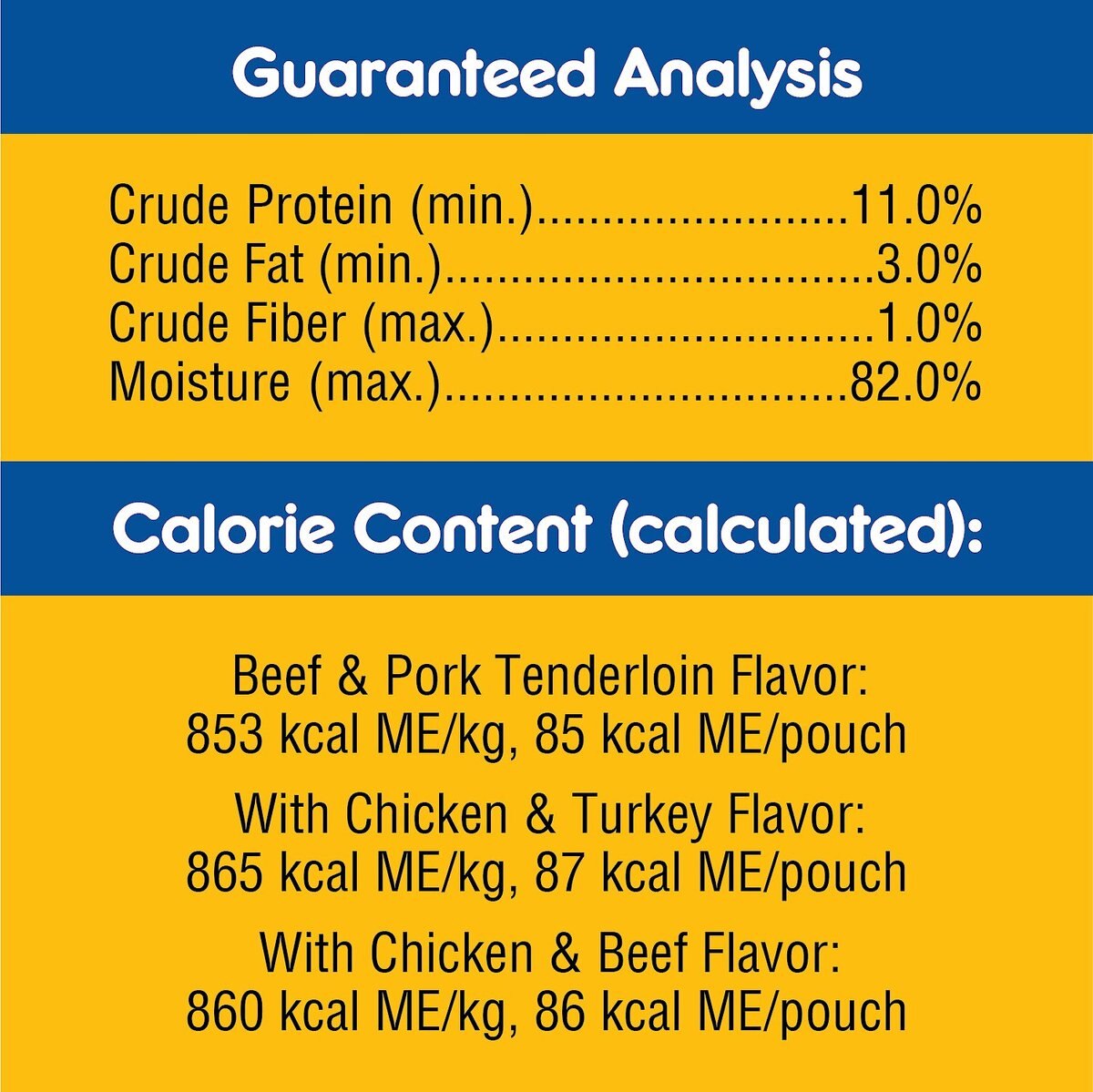 Pedigree High Protein Variety Pack Dog Wet Food Pouches， 3.5-oz pouches， 18 count