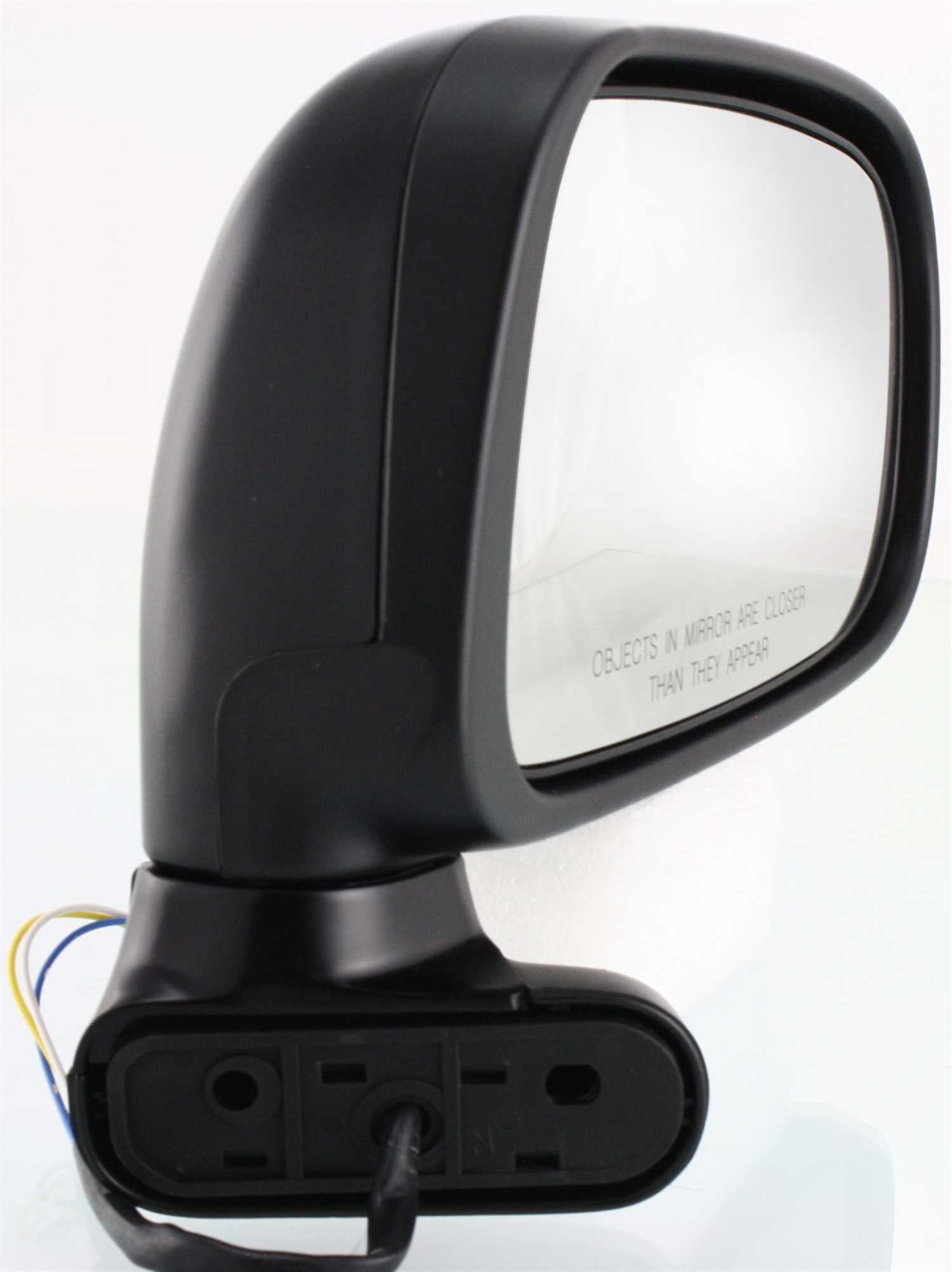 Mirror Compatible With 1991-1997 Toyota Previa Right Passenger Side Textured Black Kool-Vue