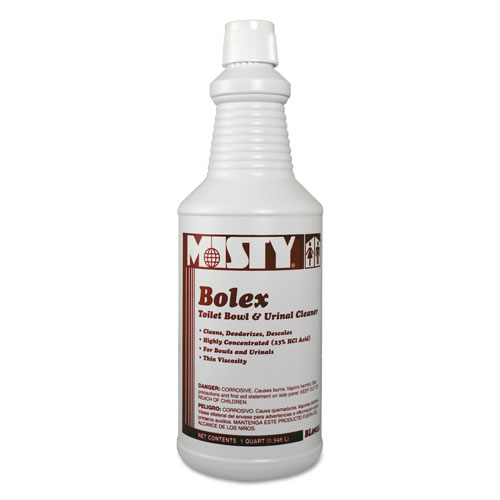 Zep Inc. Misty Bolex 23 Percent Hydrochloric Acid Bowl Cleaner | Wintergreen， 32oz， 12