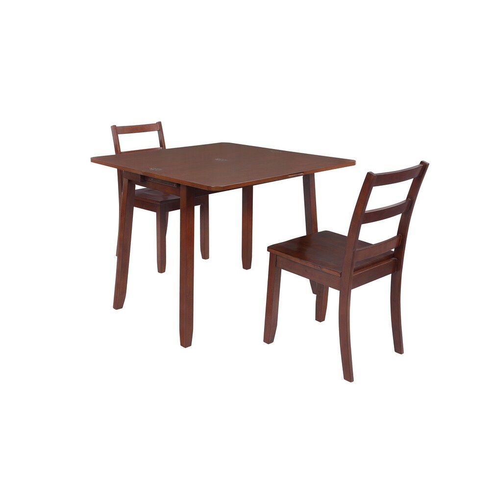 Conway Woden 3 Piece Folding Dining Set