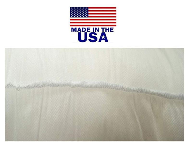 Mybecca 12 x 24 inches Pillow Sham Stuffer White Rectangular Hypoallergenic Throw Pillow Insert Premium Made in USA