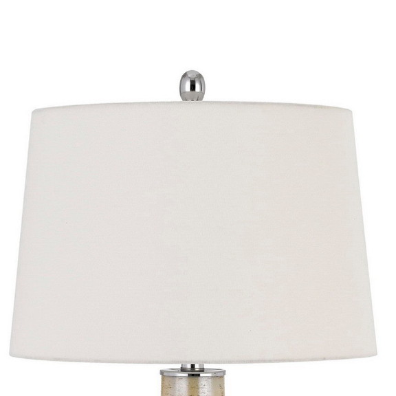 Benjara BM272321 29 Inch Ceramic Table Lamp with D...