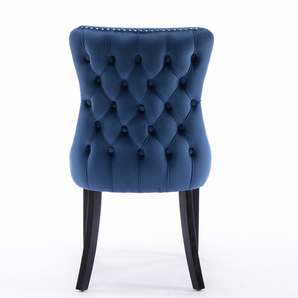 Upholstered Wing-Back Dining Chair