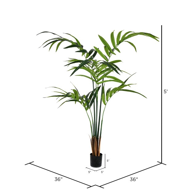 Vickerman 5 x27 Potted Kentia Palm Artificial Tree