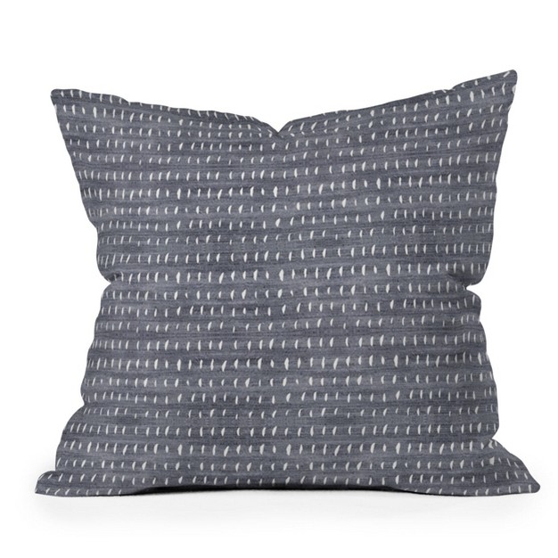 Holli Zollinger Bogo Rain Outdoor Throw Pillow Denim Blue Deny Designs