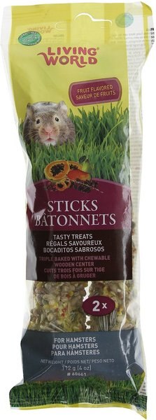 Living World Fruit Rabbit Stick Treats