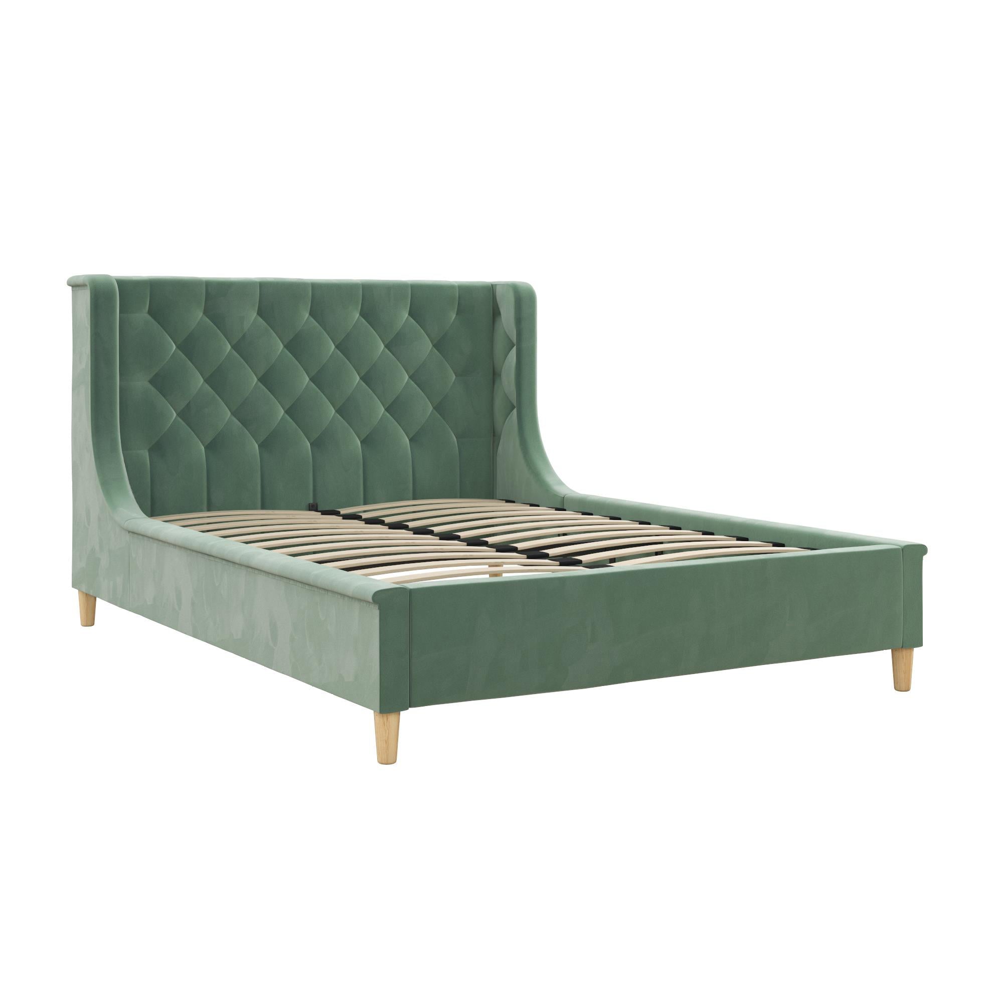 Little Seeds Monarch Hill Ambrosia Kids' Full Upholstered Bed, Teal Velvet