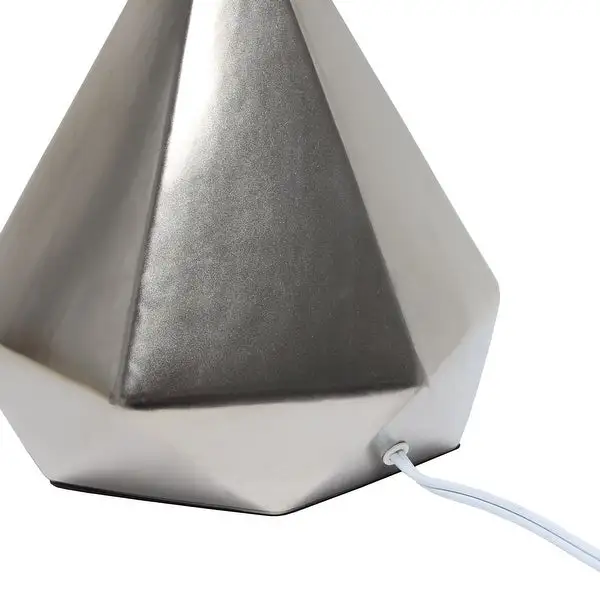 Simple Designs Solid Pyramid Table Lamp