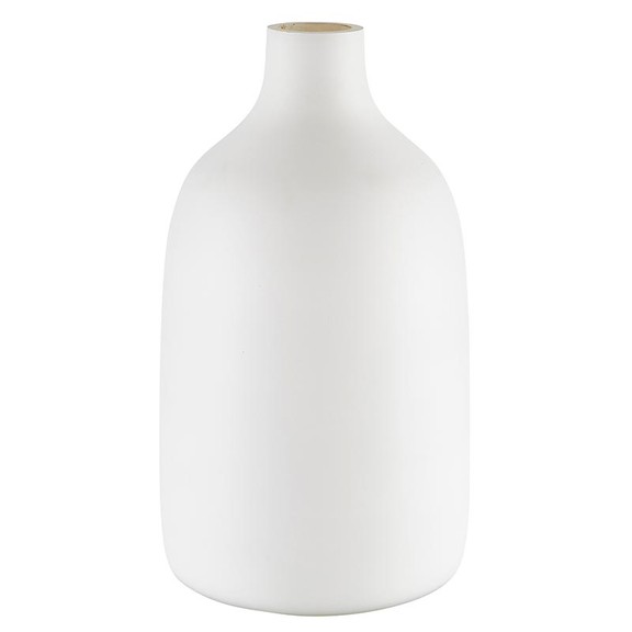 47th   Main BMR745 White Matte Tube Vase   Large