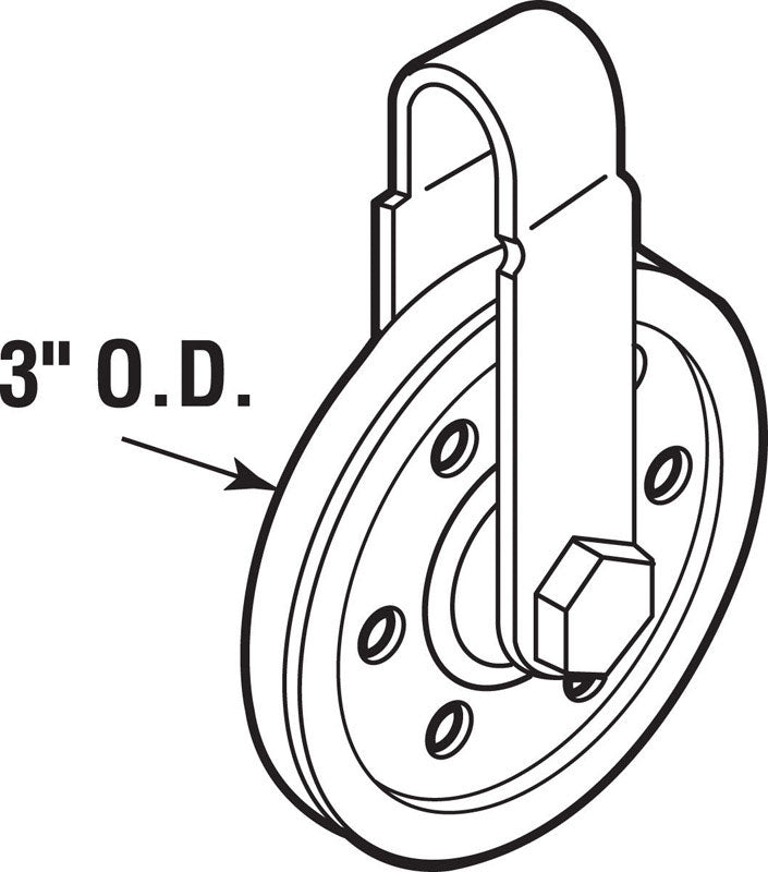 GARAGE DOOR PULLEY 3