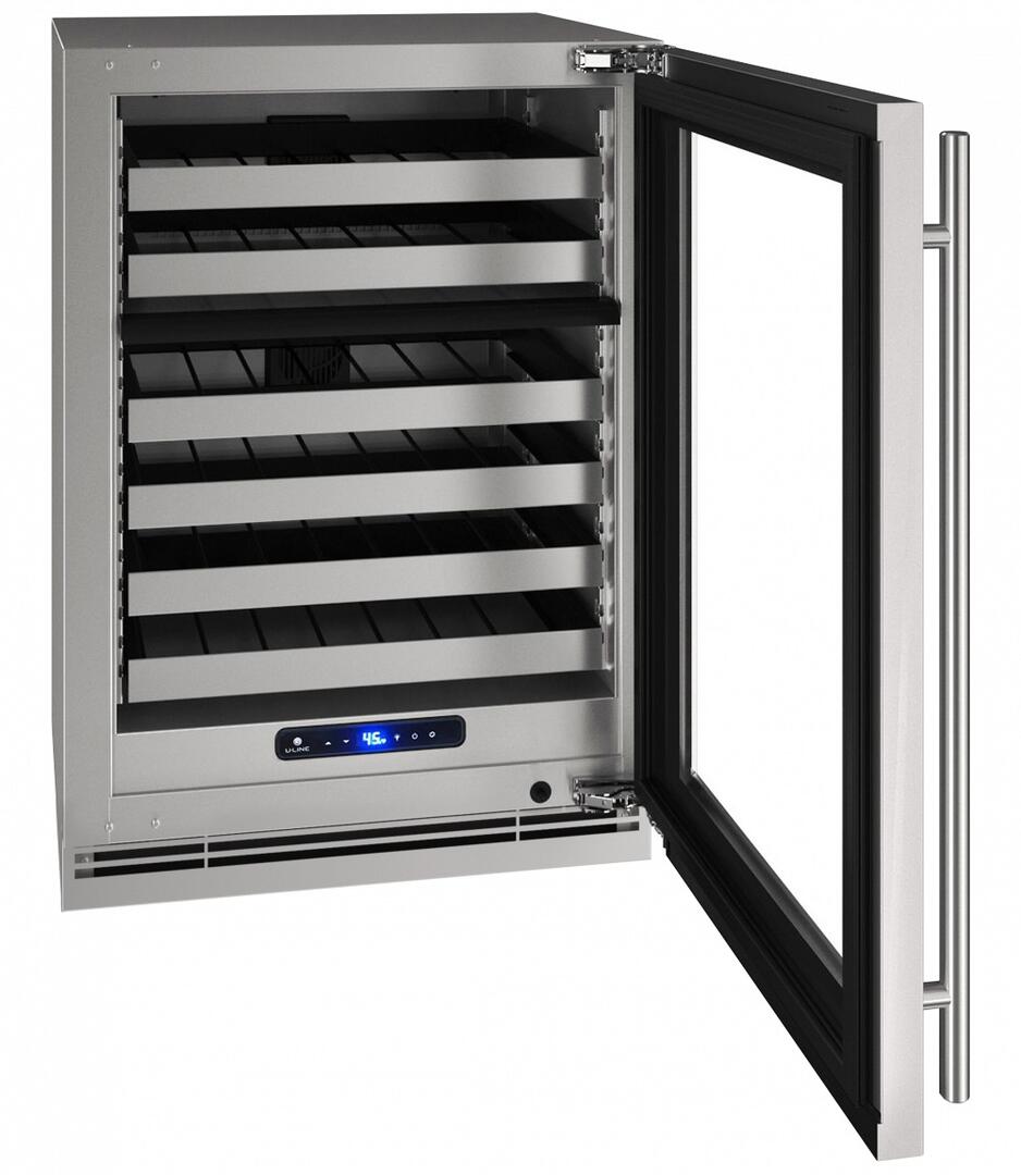 U-Line UHWD524SG41A 5 Class Series 24 Inch Stainless Steel Wine Cooler