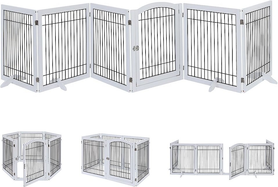 Unipaws 6 Panel Dog Gate