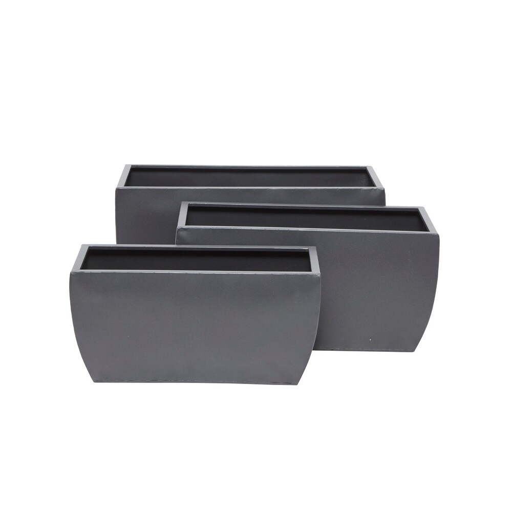 Metal Modern Planter (Set of 3)   S/3 20\