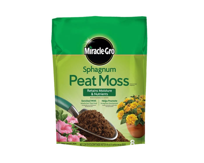 Miracle-Gro Sphagnum Peat Moss， 8 Qt - 85278430