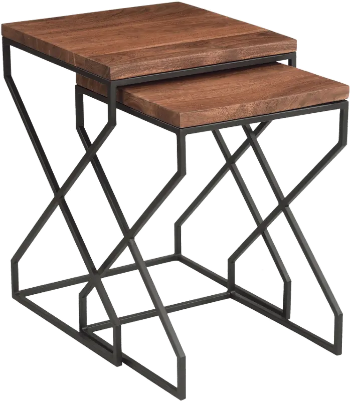 Mosley Brown Nesting Tables， Set of 2