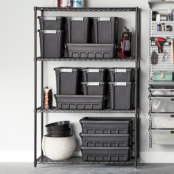 InterMetro Black 4Shelf Starter Unit