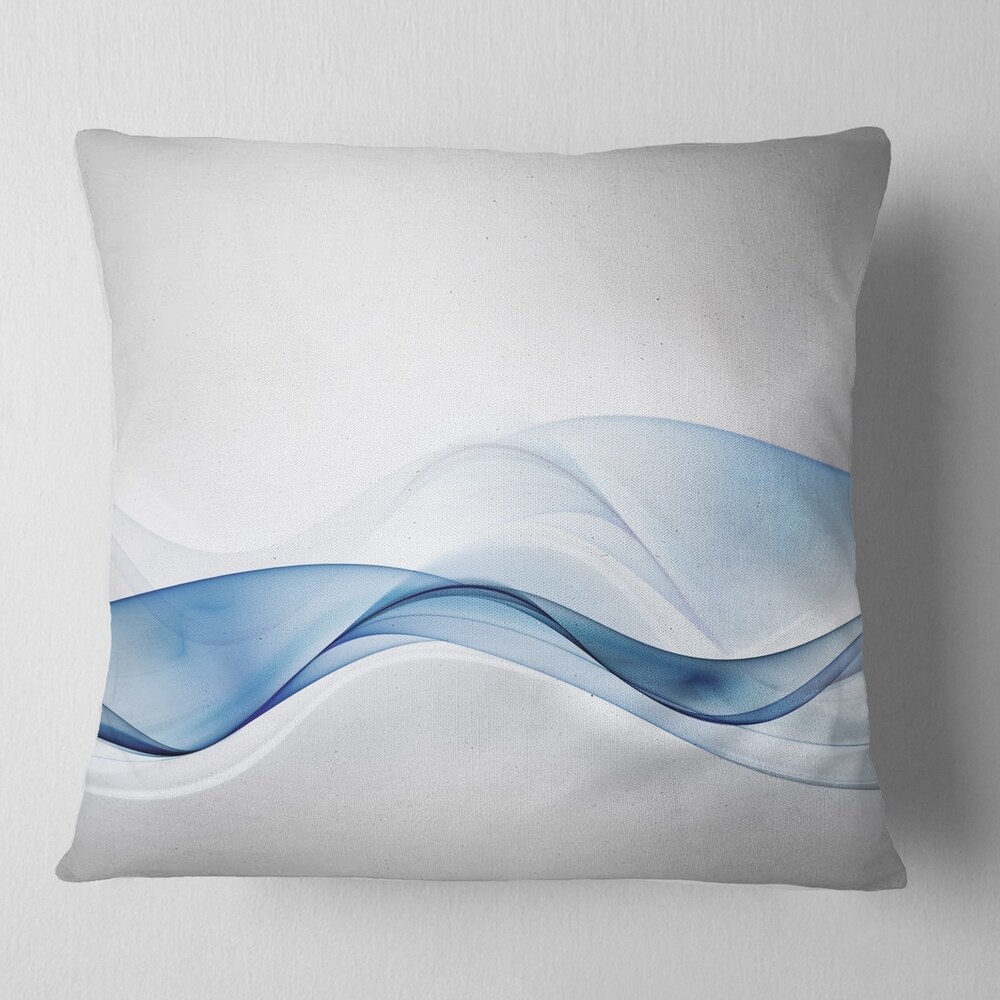 Designart '3D Wave of Water Splash' Abstract Throw Pillow