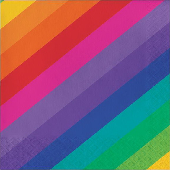 Creative Converting 665972 Rainbow Luncheon Napkin...