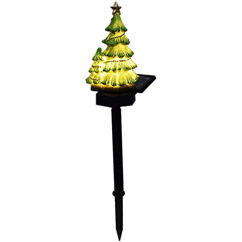 Garden Solar Light Stake Creative Xmas Tree Solar Lamp Waterproof Solar Lamp Stake Ornament