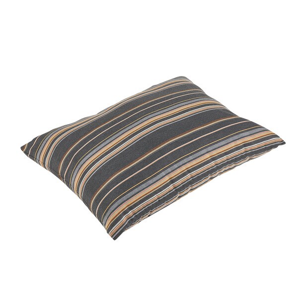 Woodard Sunbrella Stanton Greystone Indoor/ Outdoor 26 x 35 Inch Knife Edge Floor Pillow - 26 x 35