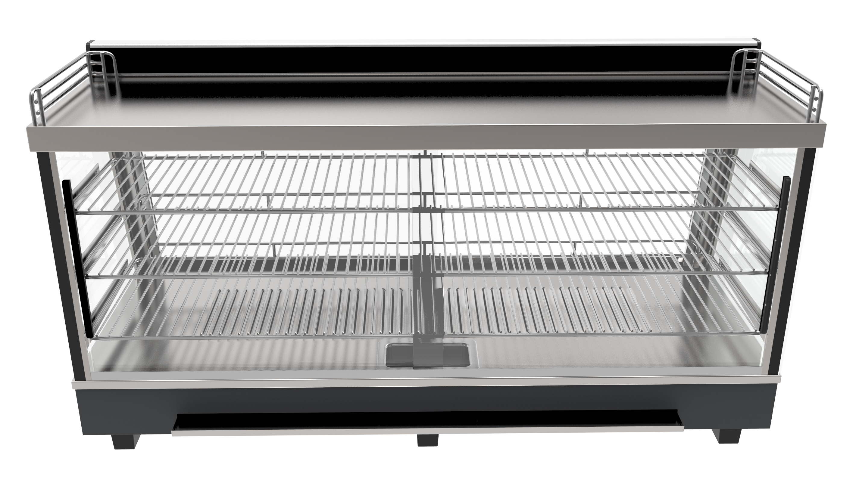 KoolMore 48 in. Glass Countertop Display Warmer， 6.5 Cu. ft.