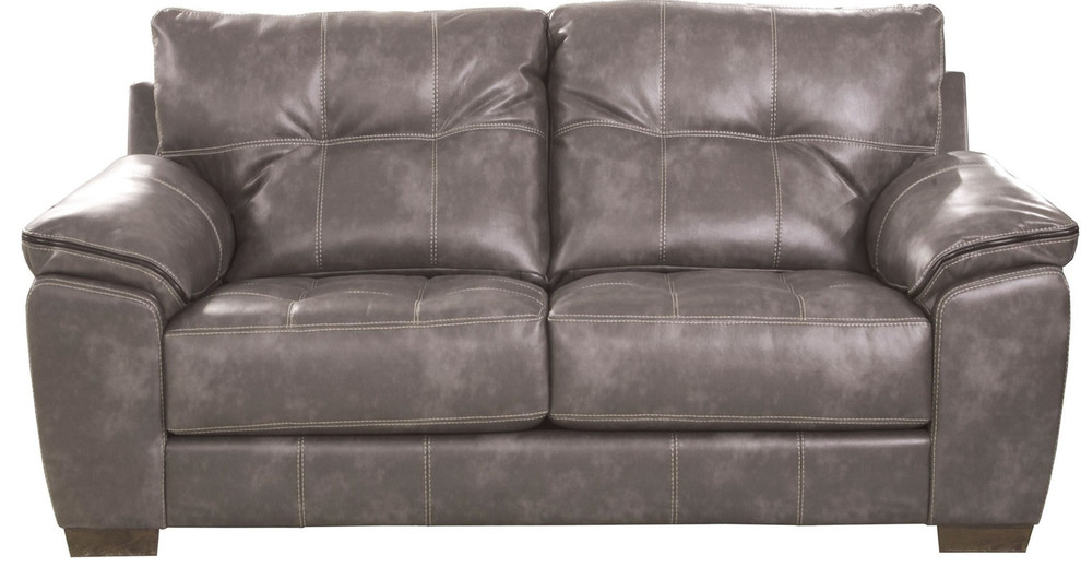 Jackson Furniture Hudson Loveseat in Steel 4396 02   Transitional   Loveseats   by Emma Mason  Houzz