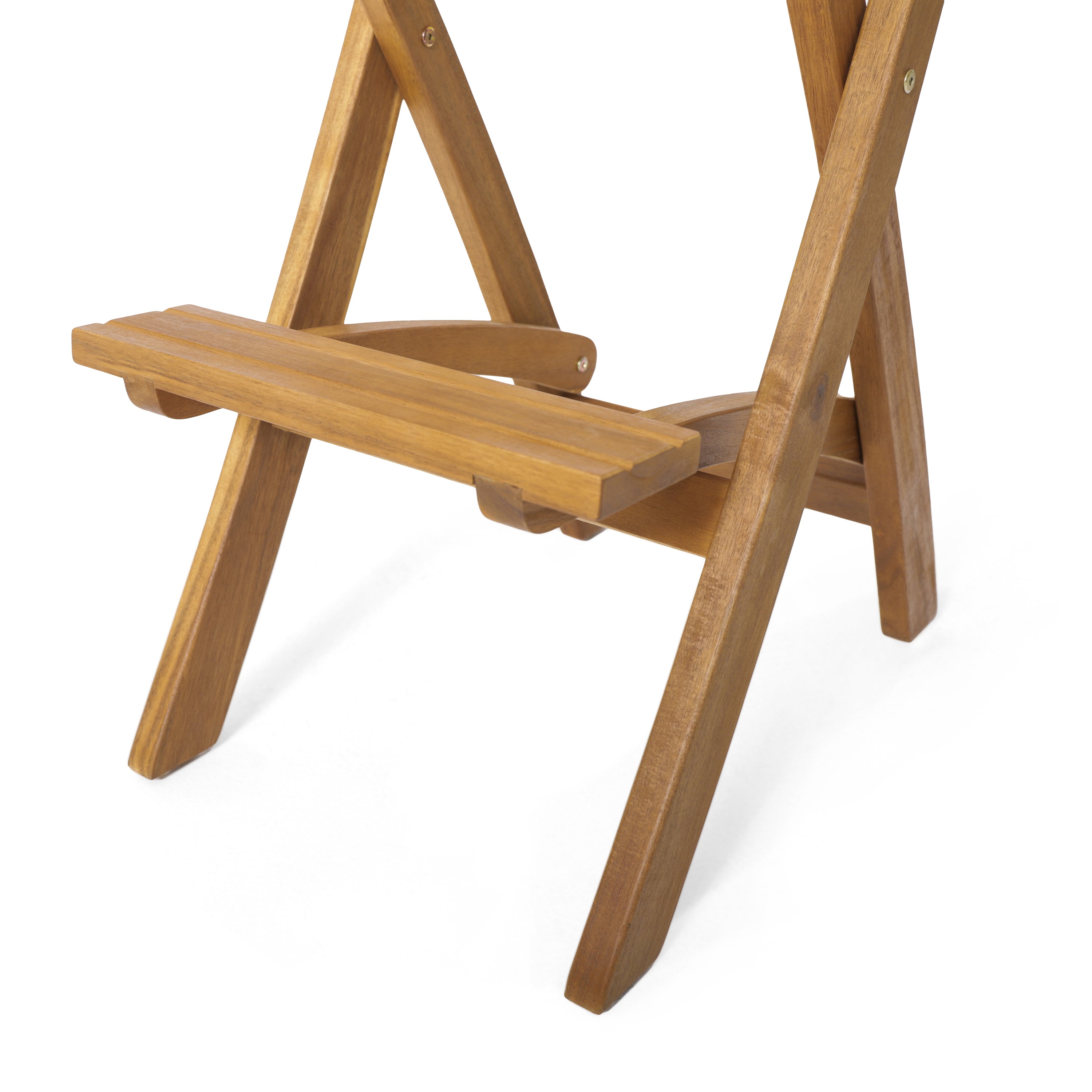 Atlantic Outdoor 30-Inch Foldable Acacia Wood Bar Stool