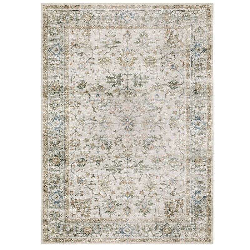 StyleHaven Clarissa Washable Vintage Ornate Area Rug