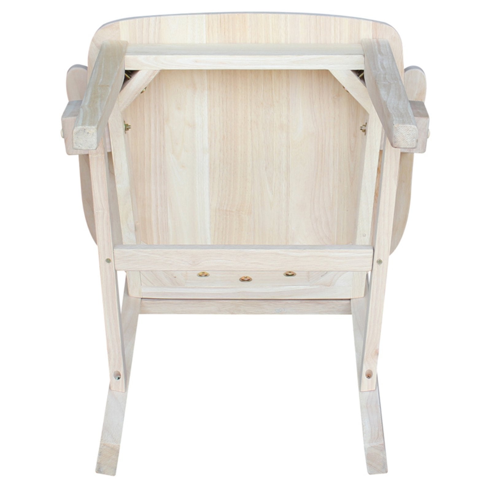 International Concepts Wood Mission Side Chair with Arms - 39.2