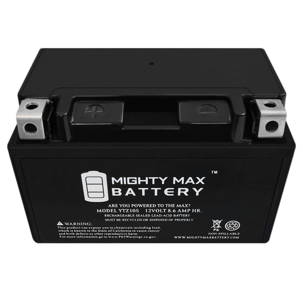 MIGHTY MAX BATTERY 12-Volt 8.6 Ah Replacement Battery for Yuasa YTZ10S Battery YTZ10S61