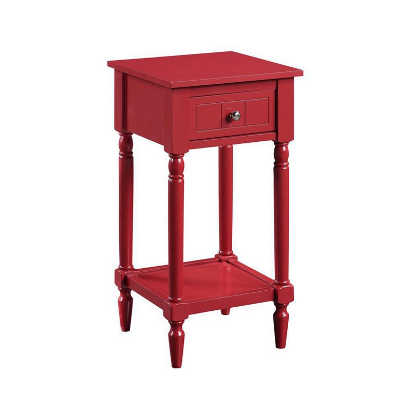 Convenience Concepts French Country Khloe 1 Drawer Accent Table with Shelf