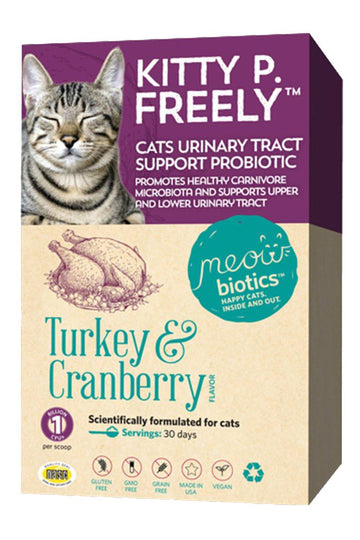 Meowbiotics Kitty P Freely Urinary Tract Probiotic Supplement For Cats