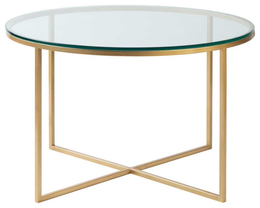 Karen Contemporary Center Table   Contemporary   Coffee Tables   by Homesquare  Houzz