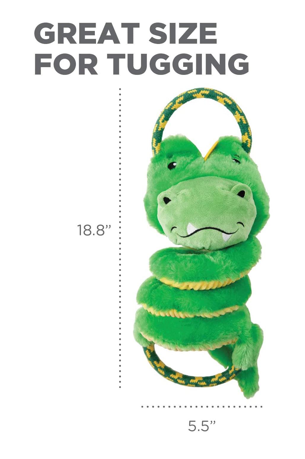 Charming Pet Springys Gator Dog Toy，