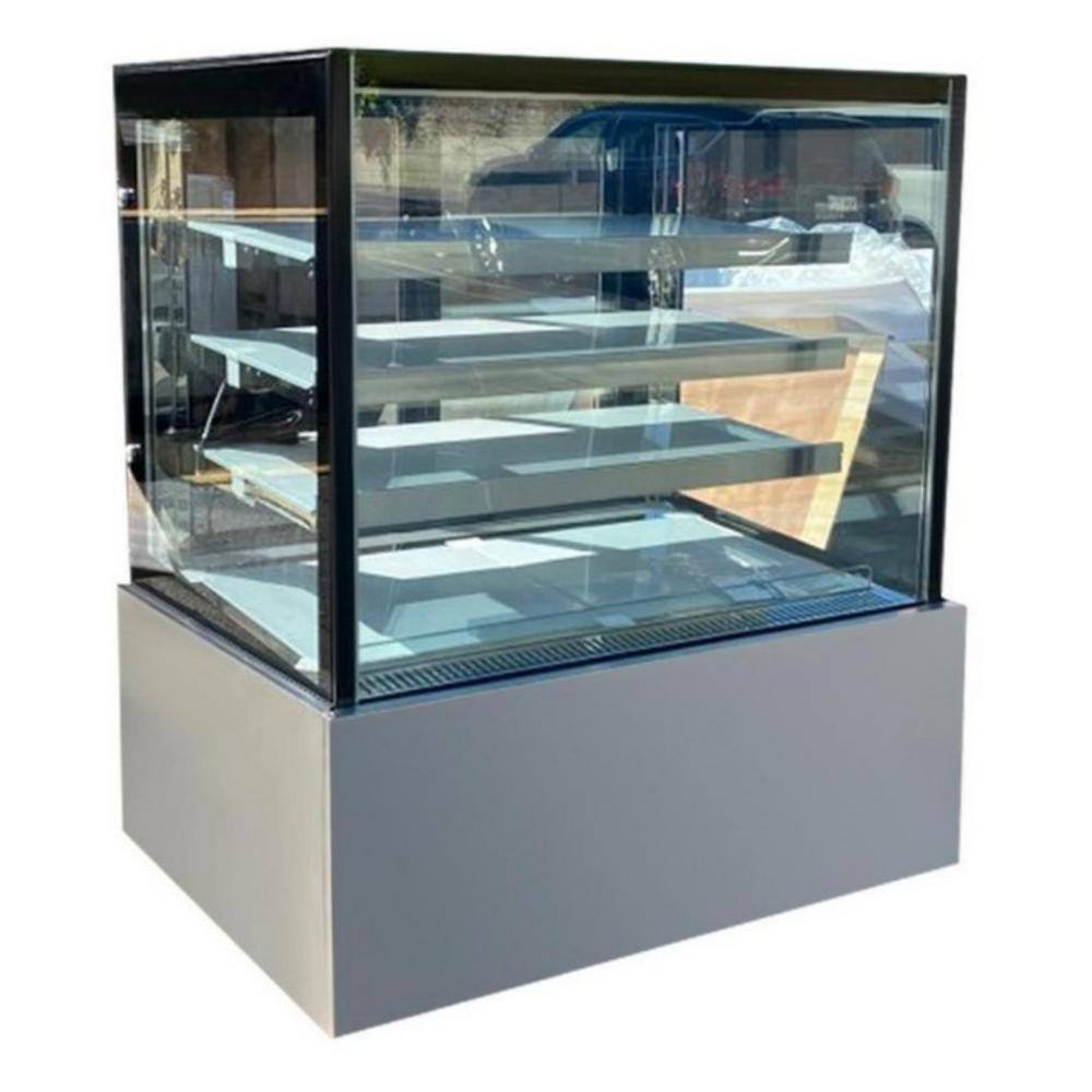 Cooler Depot 48 in. 19 cu. ft. Commercial Refrigerator Bakery Display Case in Stainless Steel DXXRT-4F