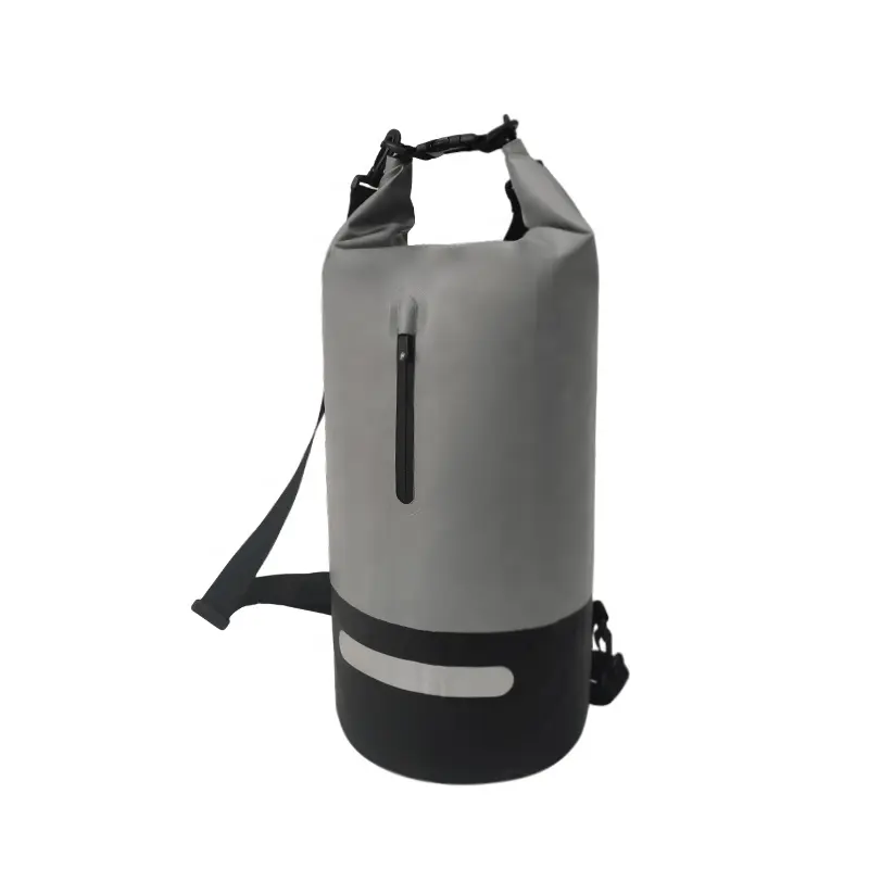 hounuo custom size outdoor pvc dry 25l waterproof bag with 2 strap for hiking